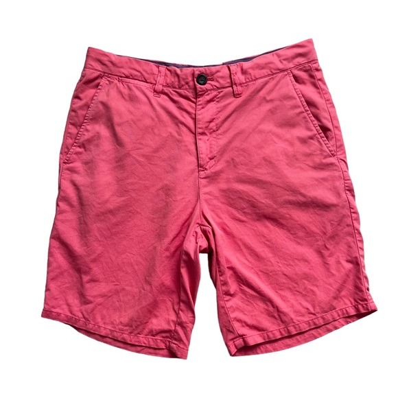 johnnie-O Other - Johnnie-O Men’s 30 Khaki Shorts Nantucket Red Salmon Pink Preppy 8.5 Inch Inseam